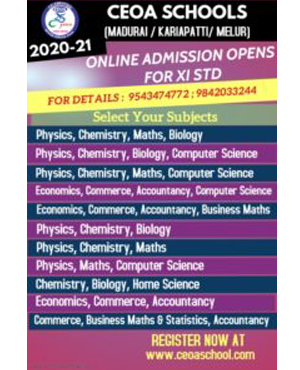 Admission - Ceoa Matriculation School Madurai Image